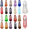 Perruque Cosplay Colorée pour Jeu de Rôle Fibre Résistante à la Chaleur Longues Perruques Synthétiques Lisses Perruques d'Anime pour Fête