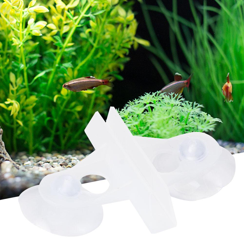 40PCS PVC Aquarium Fish Suction Cup Separating Board Divider Support Clip