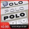 LMN1 2026 Hot 3D ABS Logo Polo Letters Badge Car Rear Trunk Emblem Sticker for Volkswagen VW Polo 4 5 6R 6C 6N 9N MK4 MK5