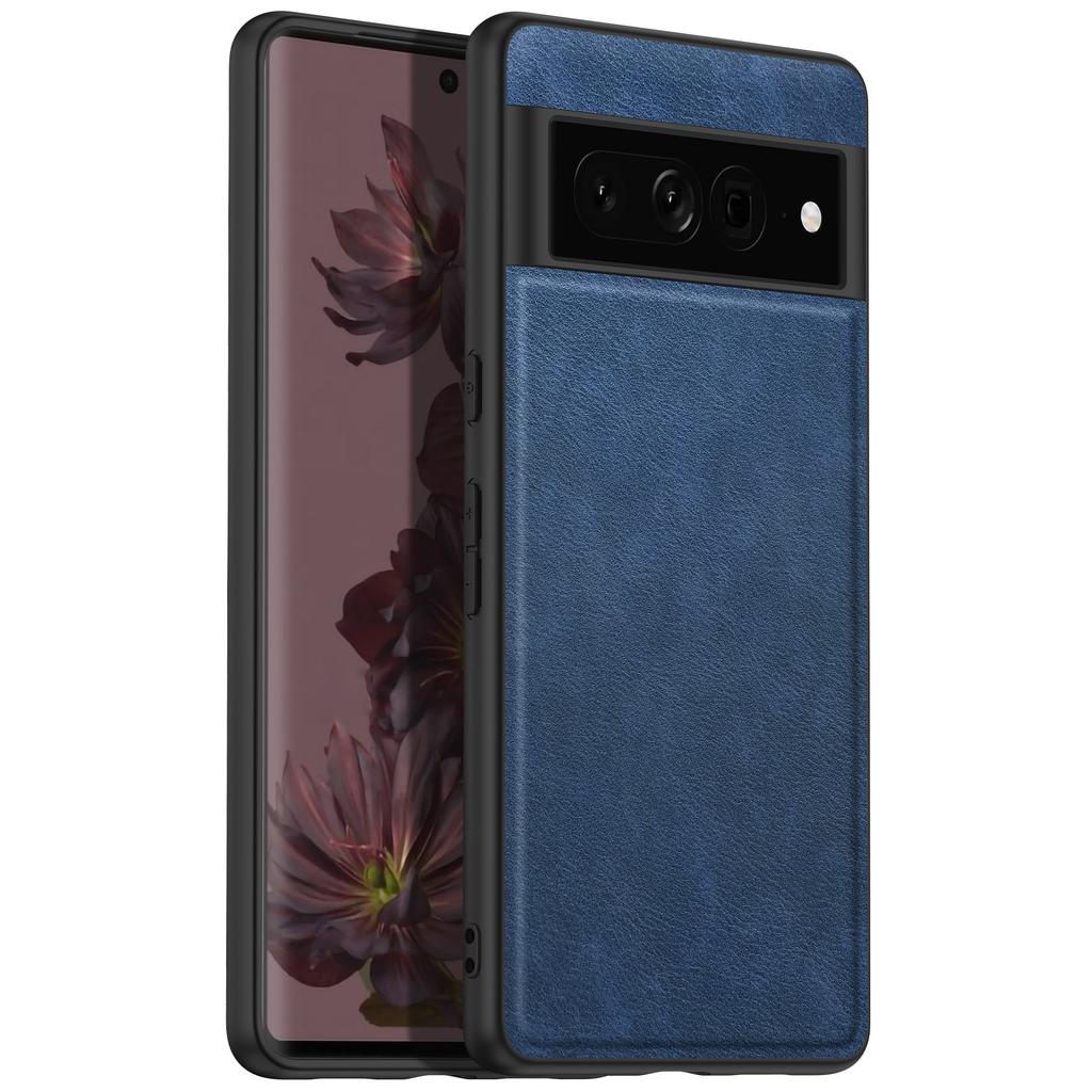 For Google Pixel 7 Pro Premium PU Leathe Phone Case Scratch-Resistant Solid Color Cover for Google Pixel 7 2025 Case