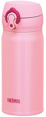 THERMOS Water Bottle Vacuum Insulated Mobile Mug Open 350ml Coral Pink CP [One-Touch Type] JNL-352