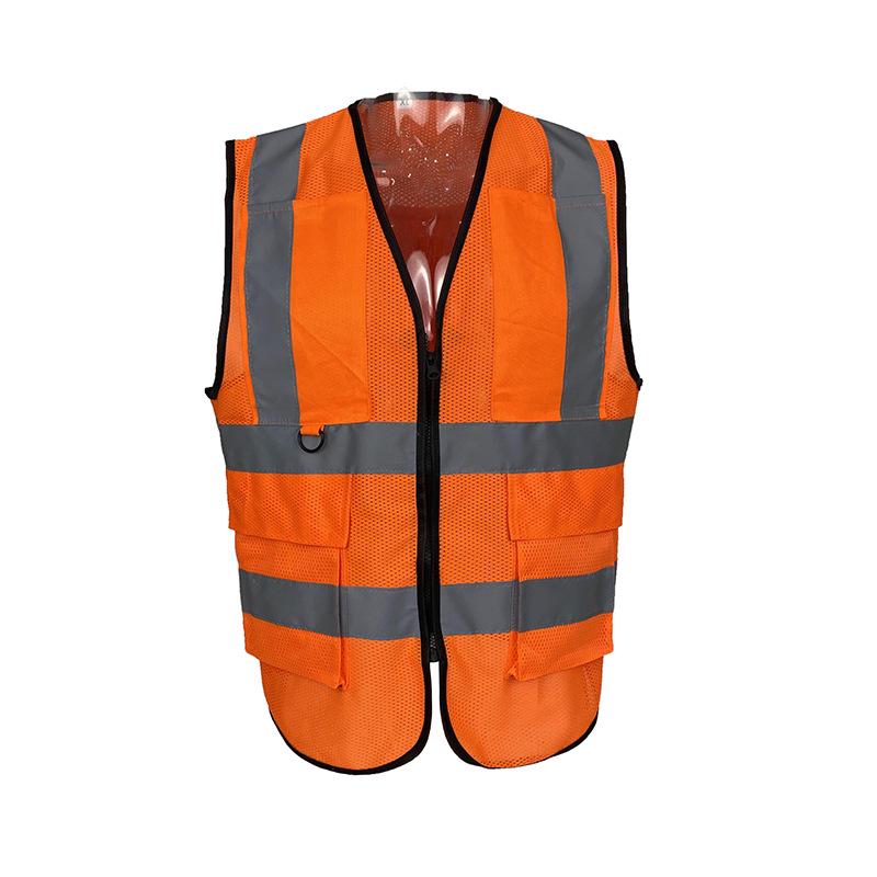 

Breathable Reflective Mesh Vest with Ice Pack for Summer оранжевый/красный