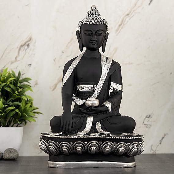 Buddha Statue Showpiece Idol Home Decor Items for Living Room and Gifts