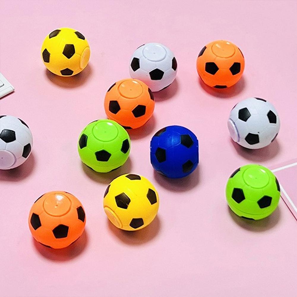 6/12Pcs Mini Fidget Spinner Soccer Ball Toy for Kids Party Favors Soccer Gifts Stress Balls for Birthday Classroom Prizes