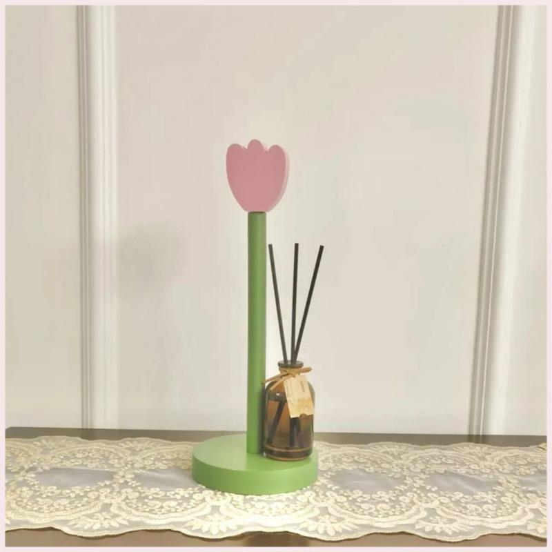 

Деревянная кухонная вешалка для рулонов бумаги, креативный держатель для полотенец в виде цветка, подставка для салфеток в ванной, домашний декор, подставка для салфеток на обеденный стол, украшения