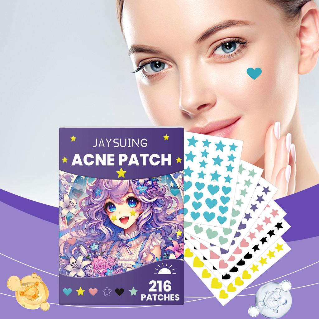 Jaysuing Colorful Acne Patches For Flawless Skin Smooth Comfort And Effective Coverage
