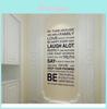 Elegant Words Letters In This House Wallpaper Home Decor Crafted With Premium Pvc Material