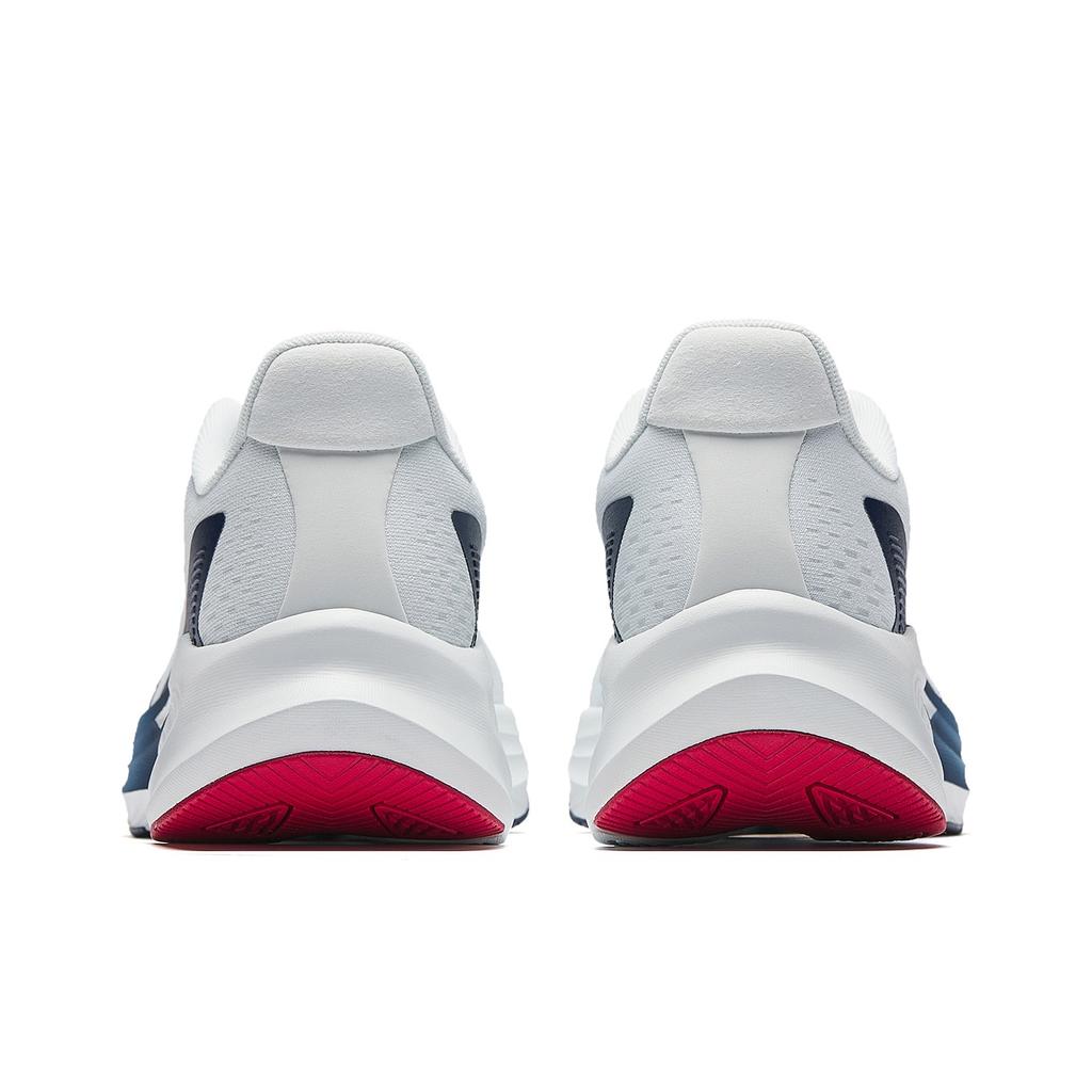 Anta Poison Spike Fashion Versatile Shock Absorbing Wear Resistant Low Top Casual Running Shoes Men Sneaker Grass-White Gray Night-Blue 912535511-1