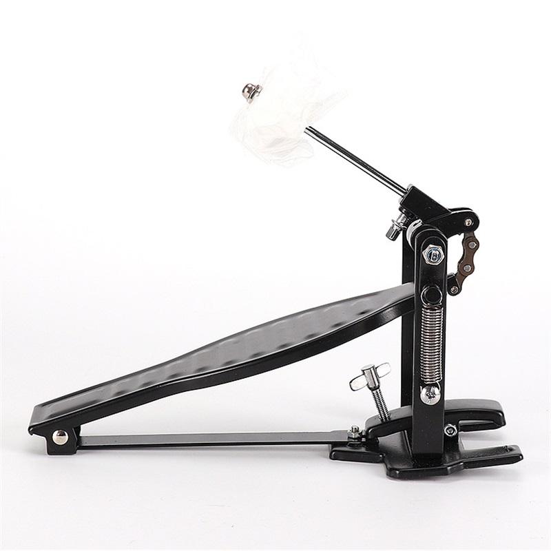 1 Stück einzelnes Fußpedal mit Trommelwollschlägel, Einzelkettenantrieb, Schlaginstrumente, Ersatz für Schlagzeug-Musikliebhaber