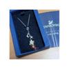 Used Crescent Crystal Star Moon Necklace