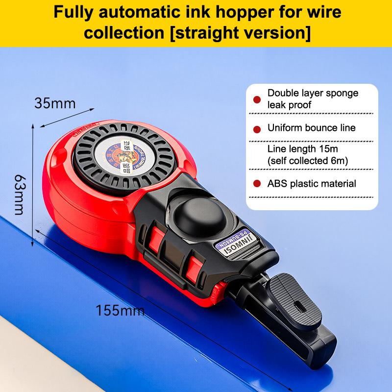 Woodworking Tool Carpenter Manual Ink Marker Scriber With Chalk Lines Woodworking Scriber Ink Fountain Marking Tools