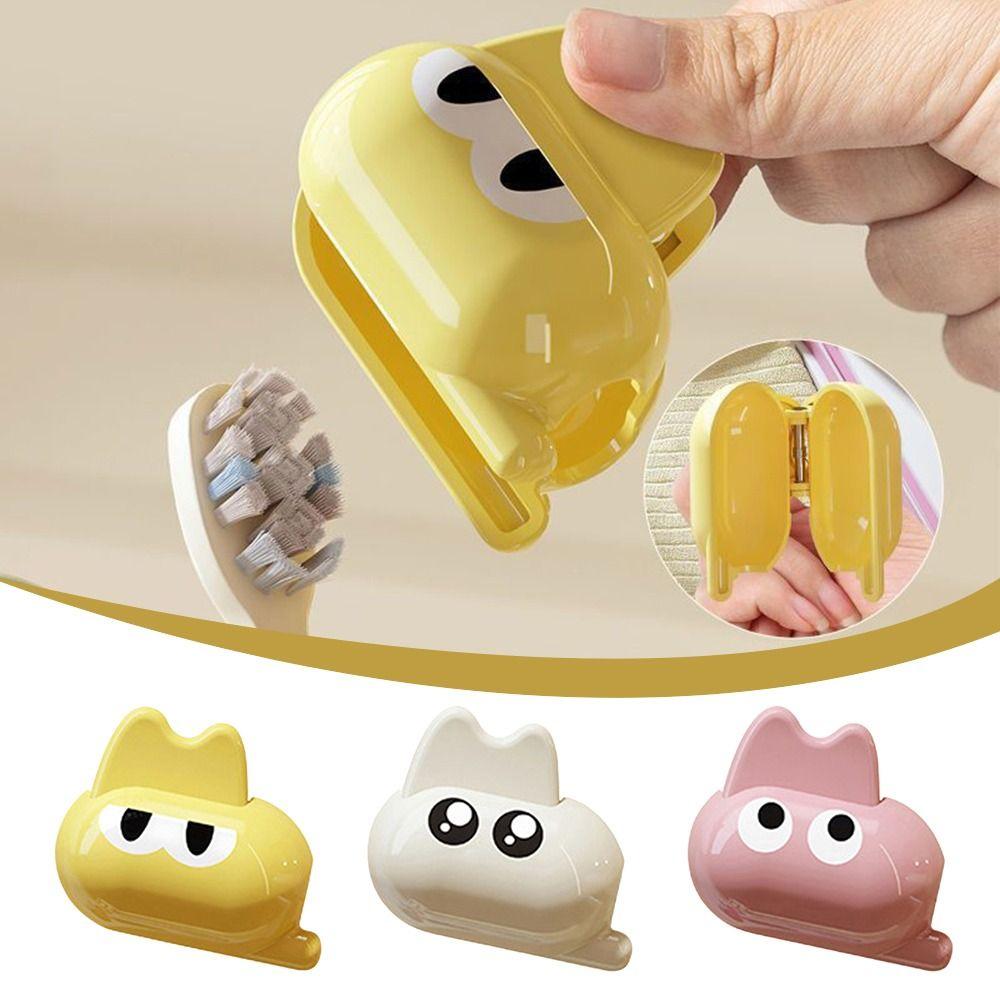 Portable Toothbrush Case Cap Plastic Toothbrush Dust Cap Cover  for Travel Hike Camping
