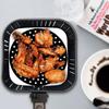 Air Fryer without oil Liners  Reusable Silicone Non-Stick Air Fryer Mat Steamer Pad Parchment Paper Easy to Clean Round/Square