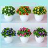 Lifelike Artificial Flowers With Pot For Home And Outdoor Garden Decor