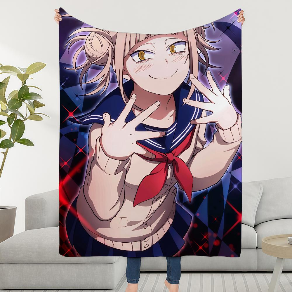 Himiko Blanket My Throw Super Cosy Plush Living Room A-AcademiaS-ES H-HeroS-ES Sofa Couch Toga Childish Birthday Gifts