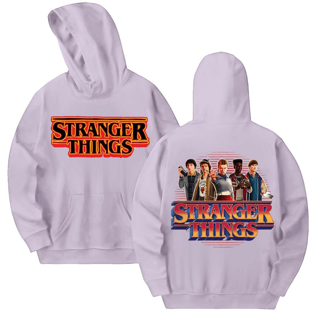 Dámská módní ležérní mikina s kapucí, dlouhým rukávem a potiskem