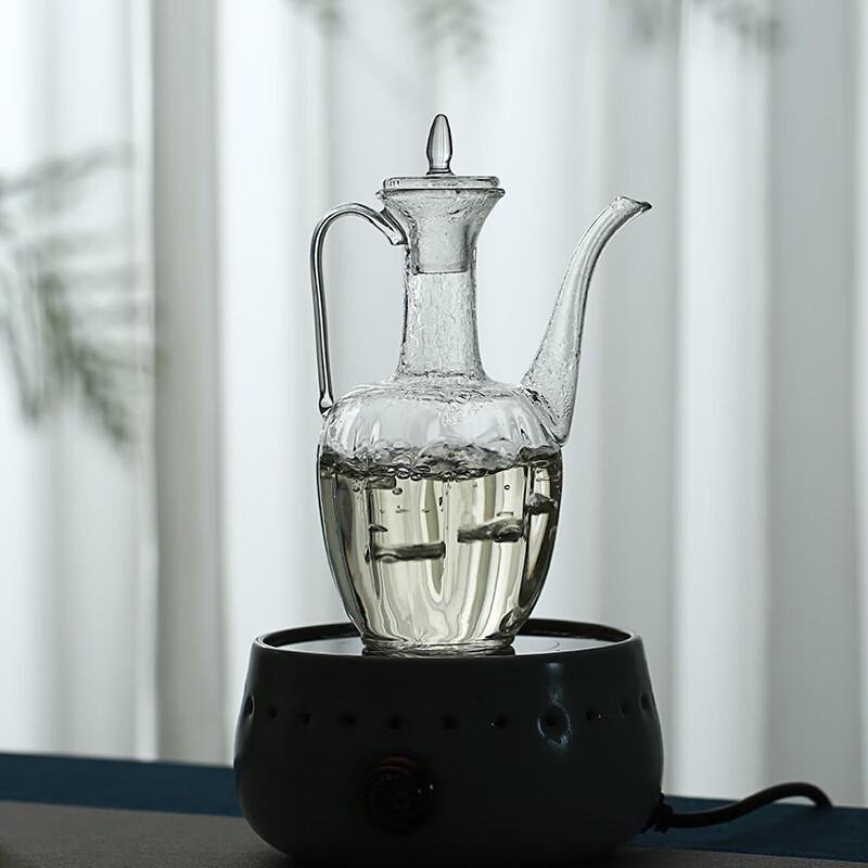 Chaxun Hand-Painted Glass Concubine Teapot