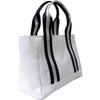 TOBIEMON Tote Bag White White T-TTBG