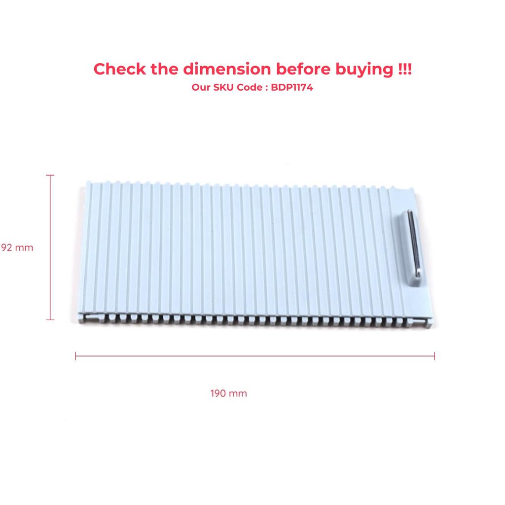 BDP1174 Gray Center Console Slide Roller Shutter Blind Stowage Cover Tray 20468047089051 for Mercedes W204 E W207 W212