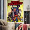 Vintage Film Scott Pilgrim VS The World Cartoon Wandteppich Kunst Science-Fiction Zimmer Heimdekoration Wandbehang Heimdekoration