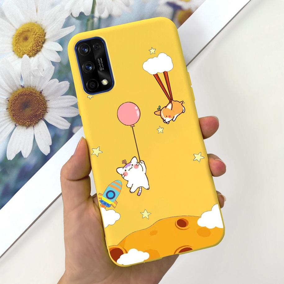For Realme 7 5G Case RMX2111 Cover New Fashion Flower Girls Painted Funda Soft TPU Cases For Realme 7 Pro Realme7 RMX2155 Bumper