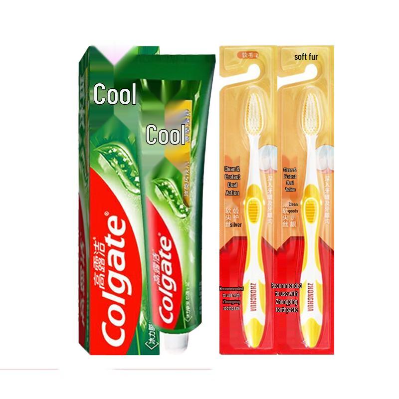 

Colgate Ice Fresh Longjing Tea Toothpaste & Twin Toothbrushes