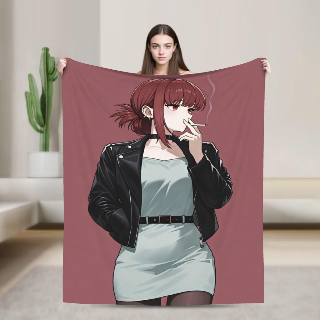 Smoking Behind The Supermarket With You Blankets Quality Super Soft Throw Blanket Winter Picnic Couch Chair Sofa Bed Bedspread