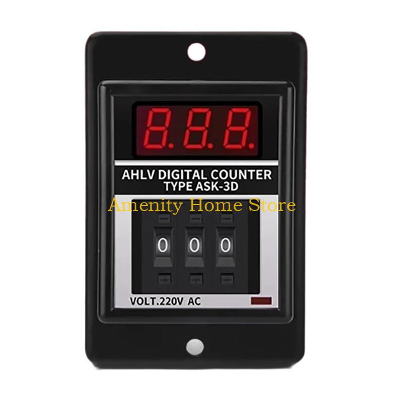 

F26C High Precisions Digital Counter Digital Display Counter for Factory Production Three digits 220V