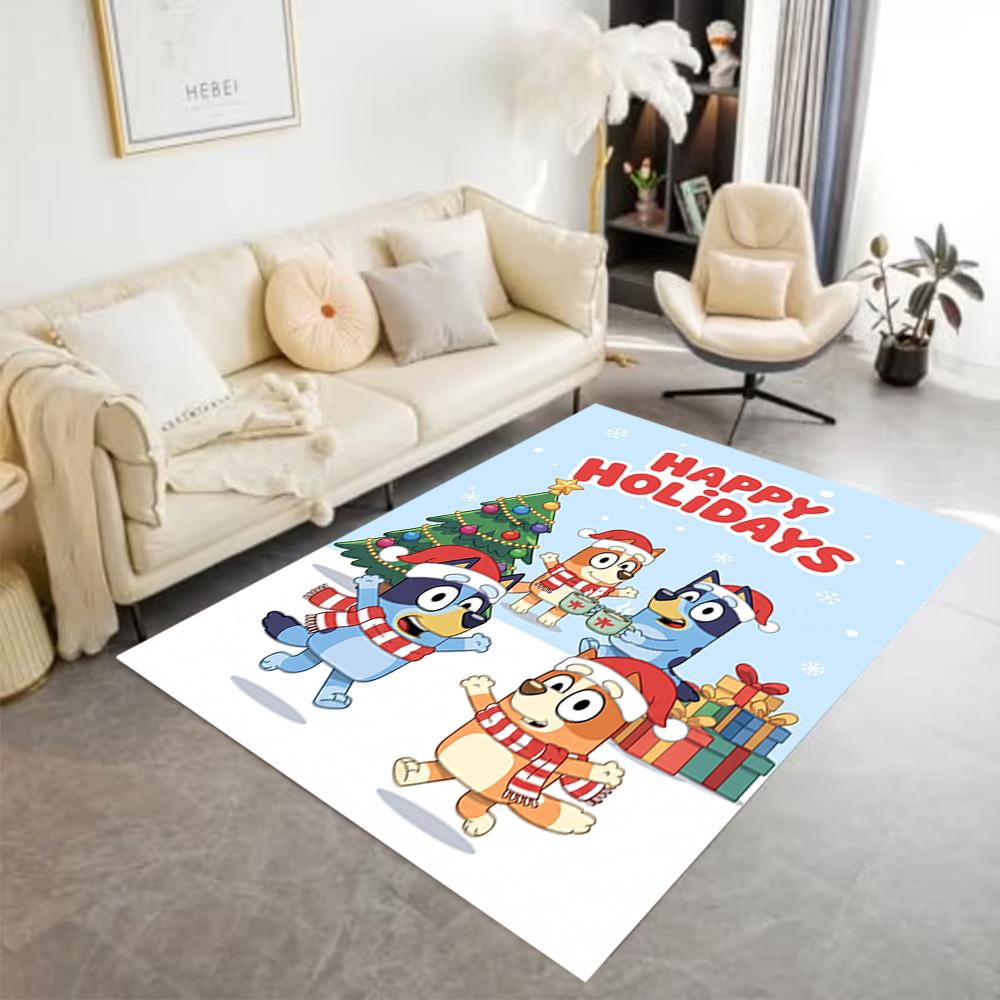 Bluey Bingo's Adventure Area Rug Suitable for Game Room Decorate room Study room Balcony Antislip Carpet Decorate Offices Spiritual Gift