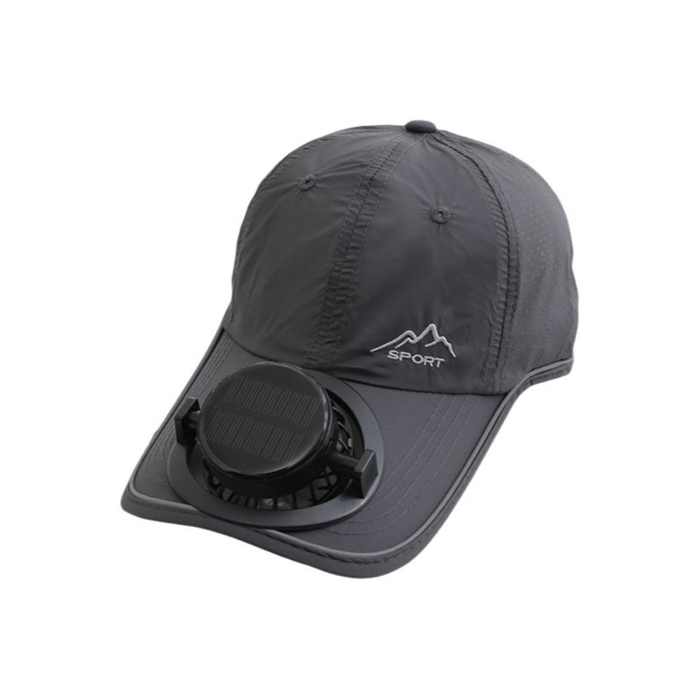 Duck Tongue USB Charging Fan Hat Sun Protection Fishing Hat Solar Charging Fan Hat  Adults Wear