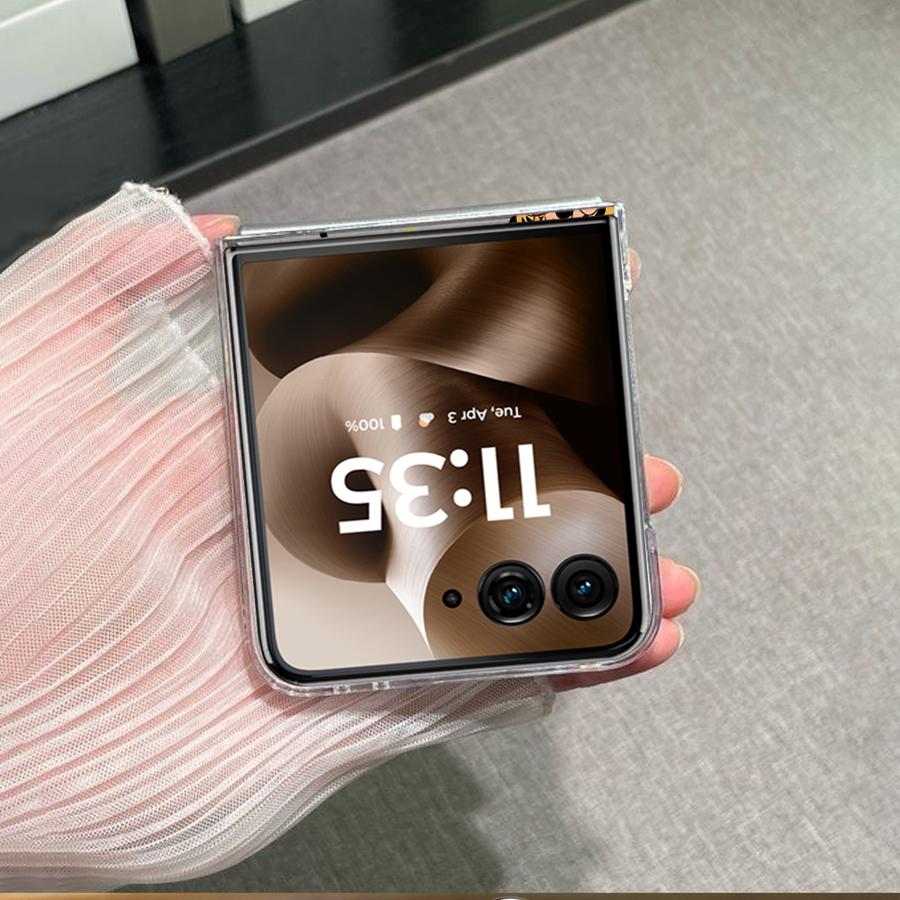 Soft Clear Phone Cover Luxury Funda Case for Motorola Razr 50Ultra 60 Ultra 50/60 50 Crayon Shin Chan Protagonist