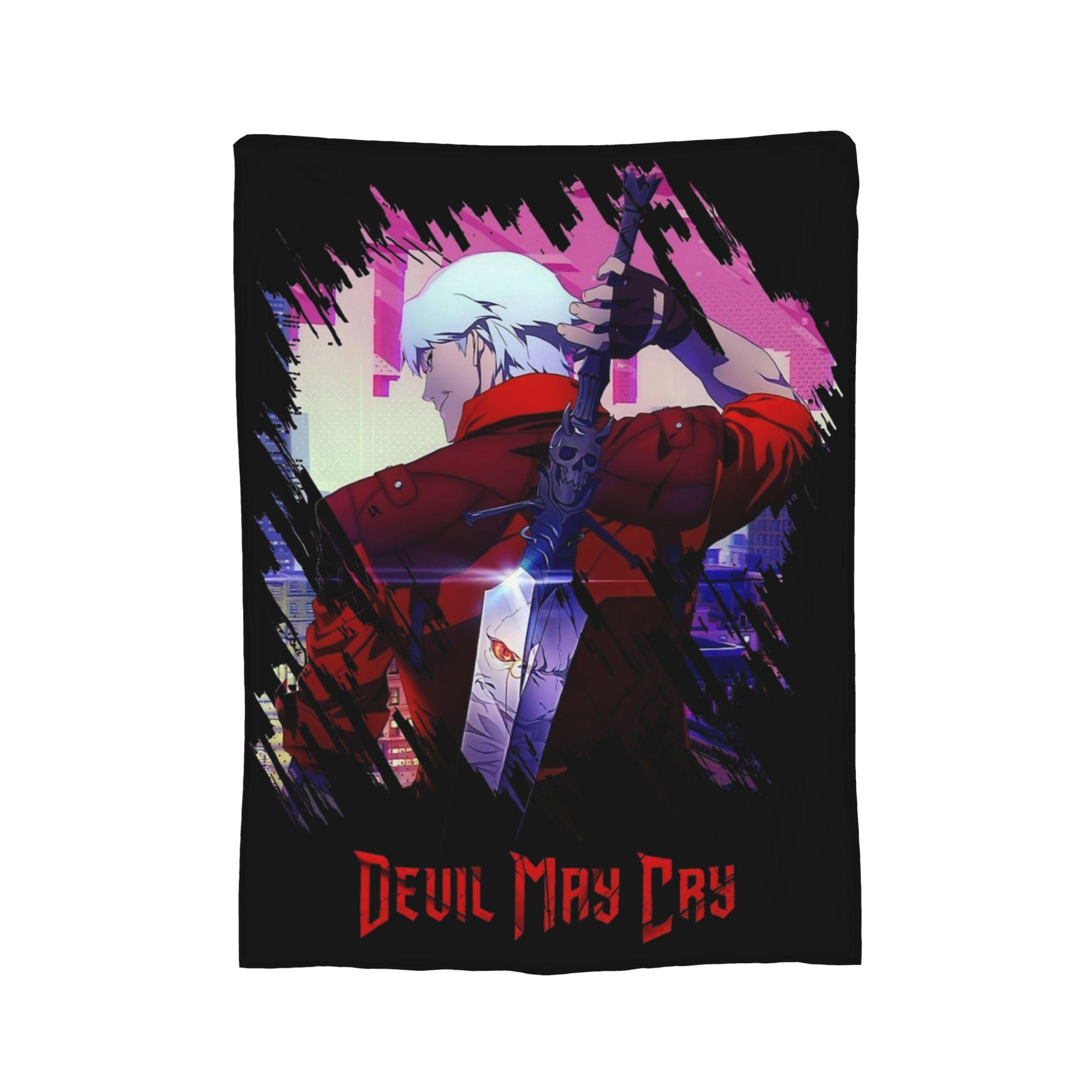 

Плед Dante Game DMC Devil May Cry Велюровый Весна Осень Многофункциональный Супер Мягкий Плед для Дивана Путешествий Покрывало 30x40in