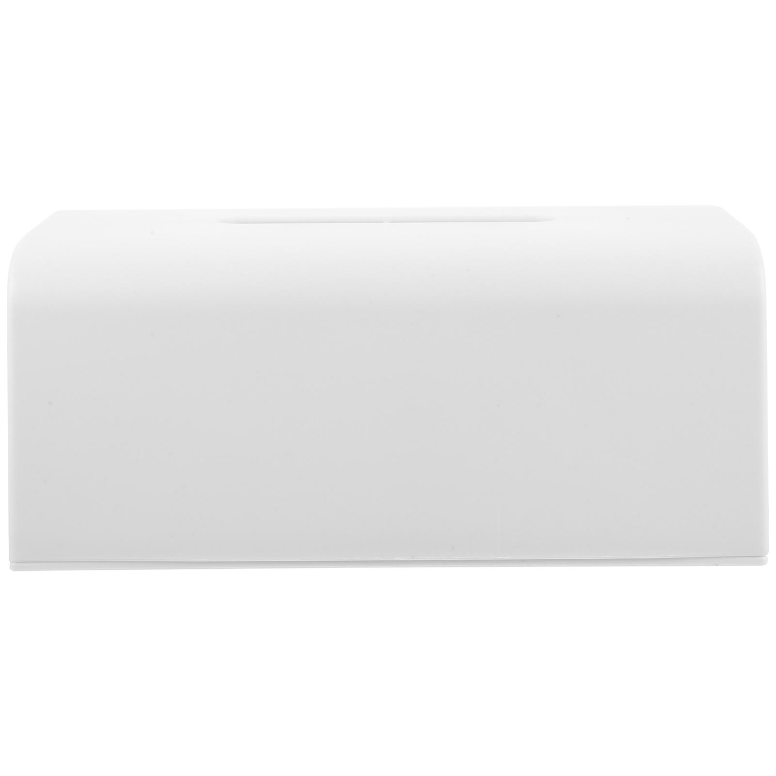 

Контейнер для хранения салфеток с крышкой, белые пластиковые прямоугольные коробки, влажные салфетки для малышей