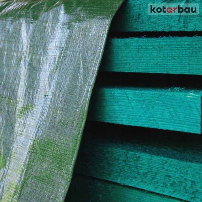 Bâche de Protection - Kotarbau - 6 x 8 m - Imperméable - Résistant aux UV - Œillets renforcés