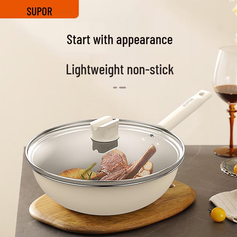 SUPOR Antibacterial Non-stick Wok