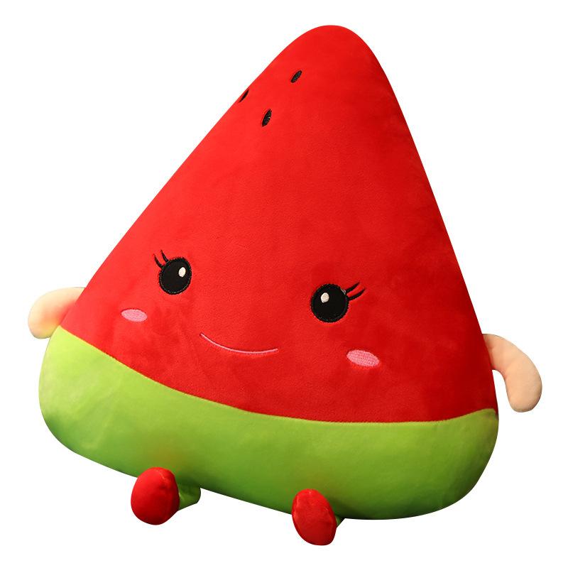 New Cute Fruit Peach Apple Pillow Plush Doll Creative Children's Toys