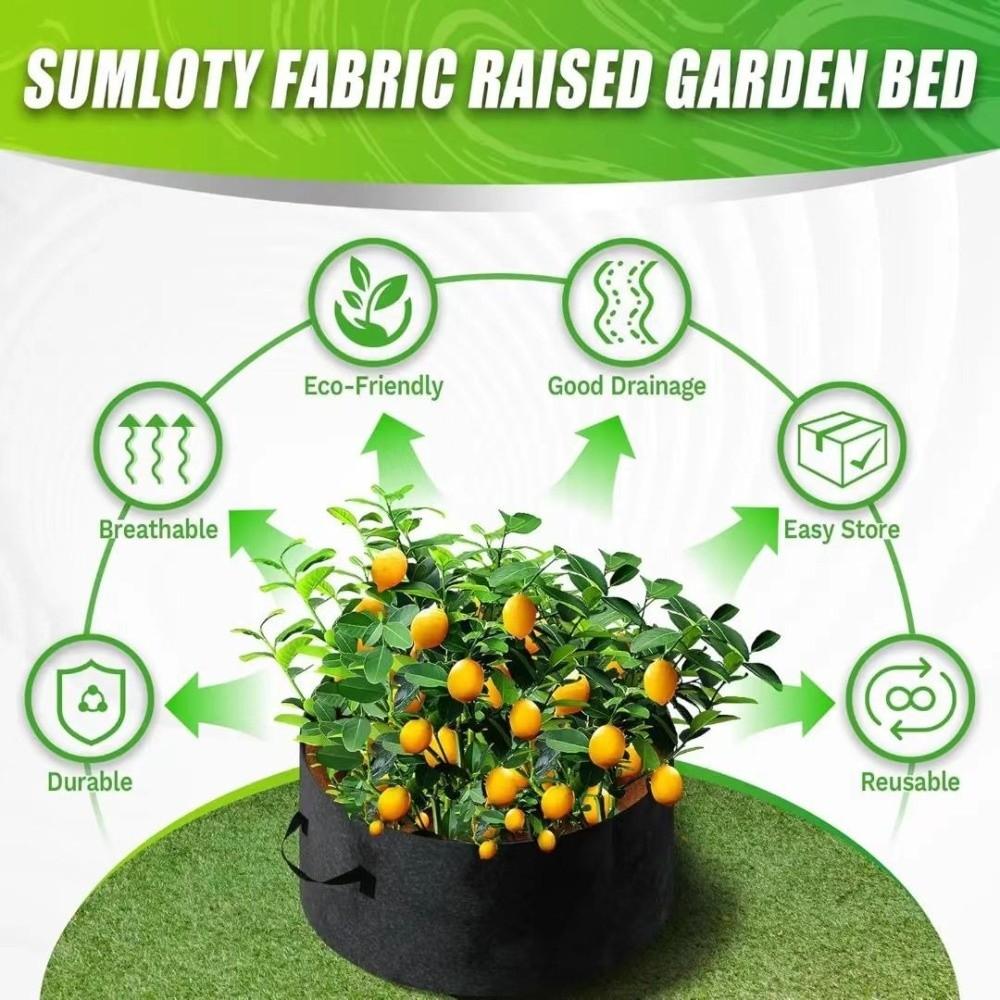 Freestanding Raised Garden Bed 7 Grids Planting Container Plant Nursery  for Home Gardeners