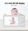 4.5" 1080P Baby Monitor with Mobile App & Two-Way Intercom