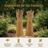 1 Pair Puncture Proof Rose Pruning Gloves Leather Long Gauntlets Leather Work Gloves  Yard Work