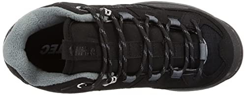 Hi-Tec NYX MID WP Winter Sneakers, HT WT008, Breathable, Waterproof, Non-Slip, Warm, Black, Size 23.5 Cm, 2E