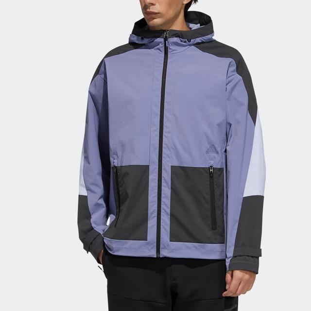 adidas Jackets Men's Purple Hooded Moderate Other H40226