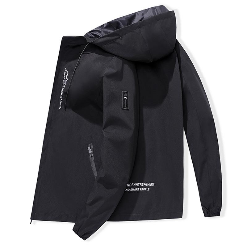 Men Sports Hiking Jacket Men Outdoor Bomber Jackets Waterproof Windbreaker Sports Casual Cargo Jackets Mens Coats