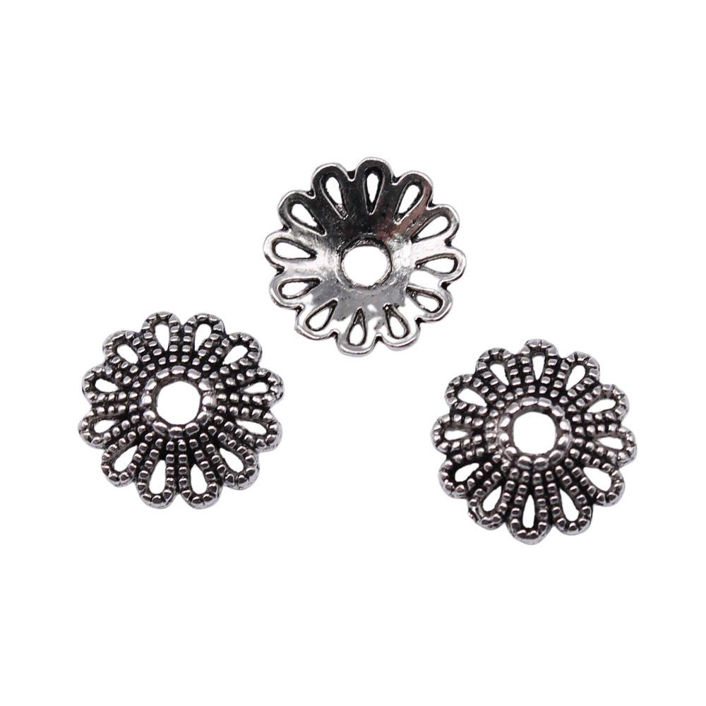 Flower Bead Cap Spacer Findings Ornate Covers For DIY Jewelry Making Materials