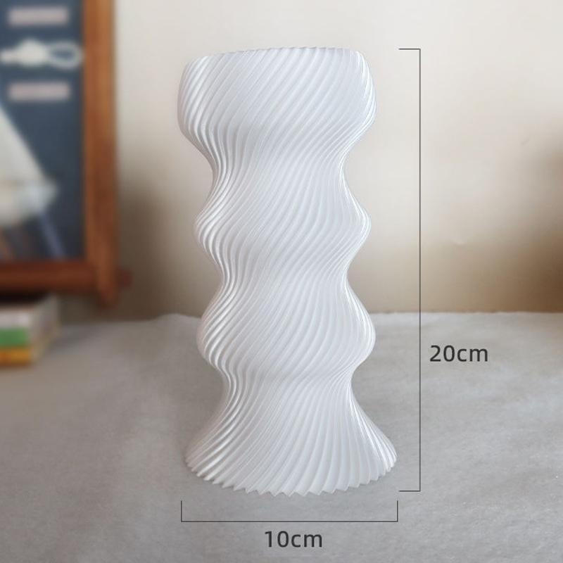 

Modern Ins Vases 3D Printed Minimalist Flower Vase Luxury Flower Bottle Aesthetic Flowerpot for Living Room Home Decoration