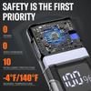 AX4500 Jump Starter, 4500A Peak, 12V Lithium Battery Booster with 4' LCD & LED Light