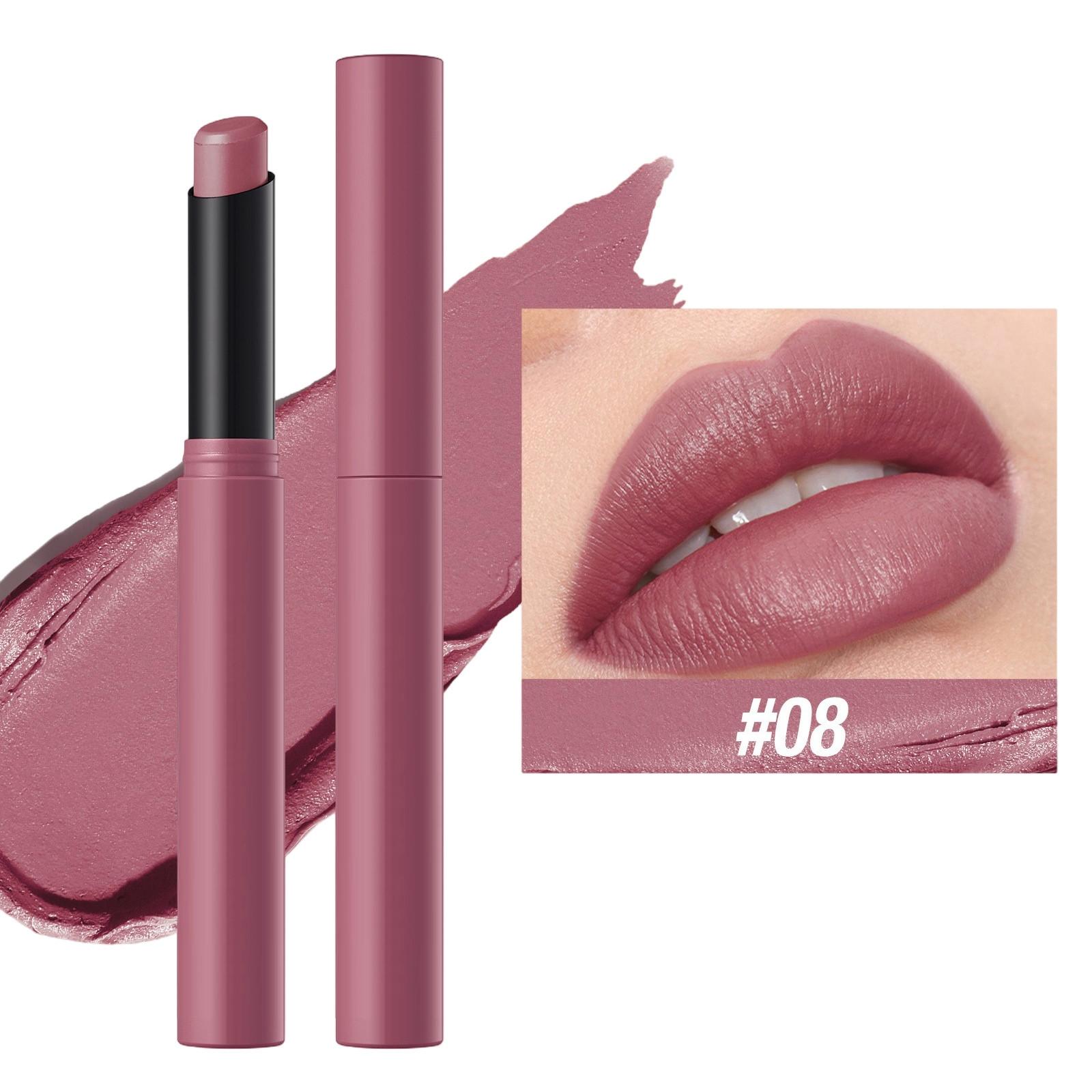 

Бархатная губная помада Nude Soft Dark High Color, стойкая водостойкая помада-бальзам для губ, косметика в подарок. One Size