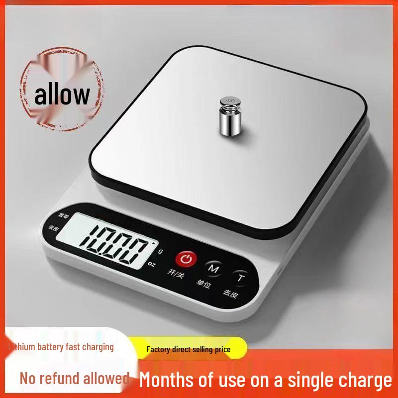 Compact Kitchen Digital Gram Scale for Precise Baking and Food Weighing