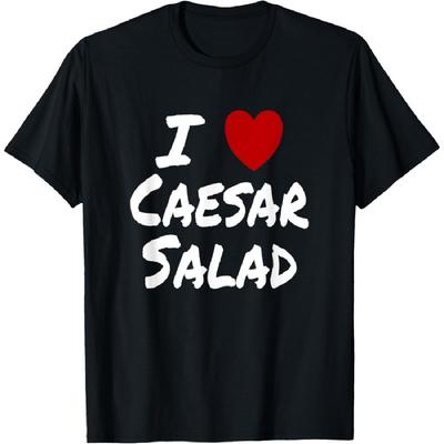 I Heart (Love) Caesar Salad Favorite Food Diet Vegetarian T-Shirt