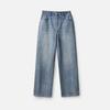 Broadcast Blue Loose Straight Washed Jeans