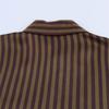 TAOP&ZA Spring/Summer Women's Striped Silk Satin Shirt and Casual Pants Set